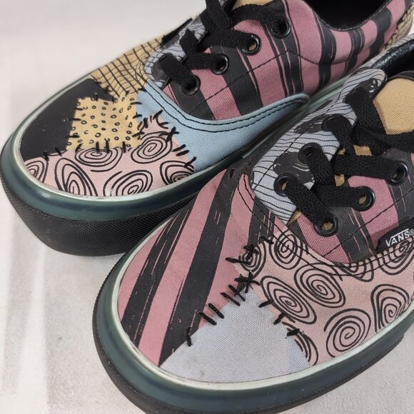 Vans Nightmare Before Christmas Platform Shoes US 7.5 W 6M Sally 721356 Multi - Picture 3 of 16